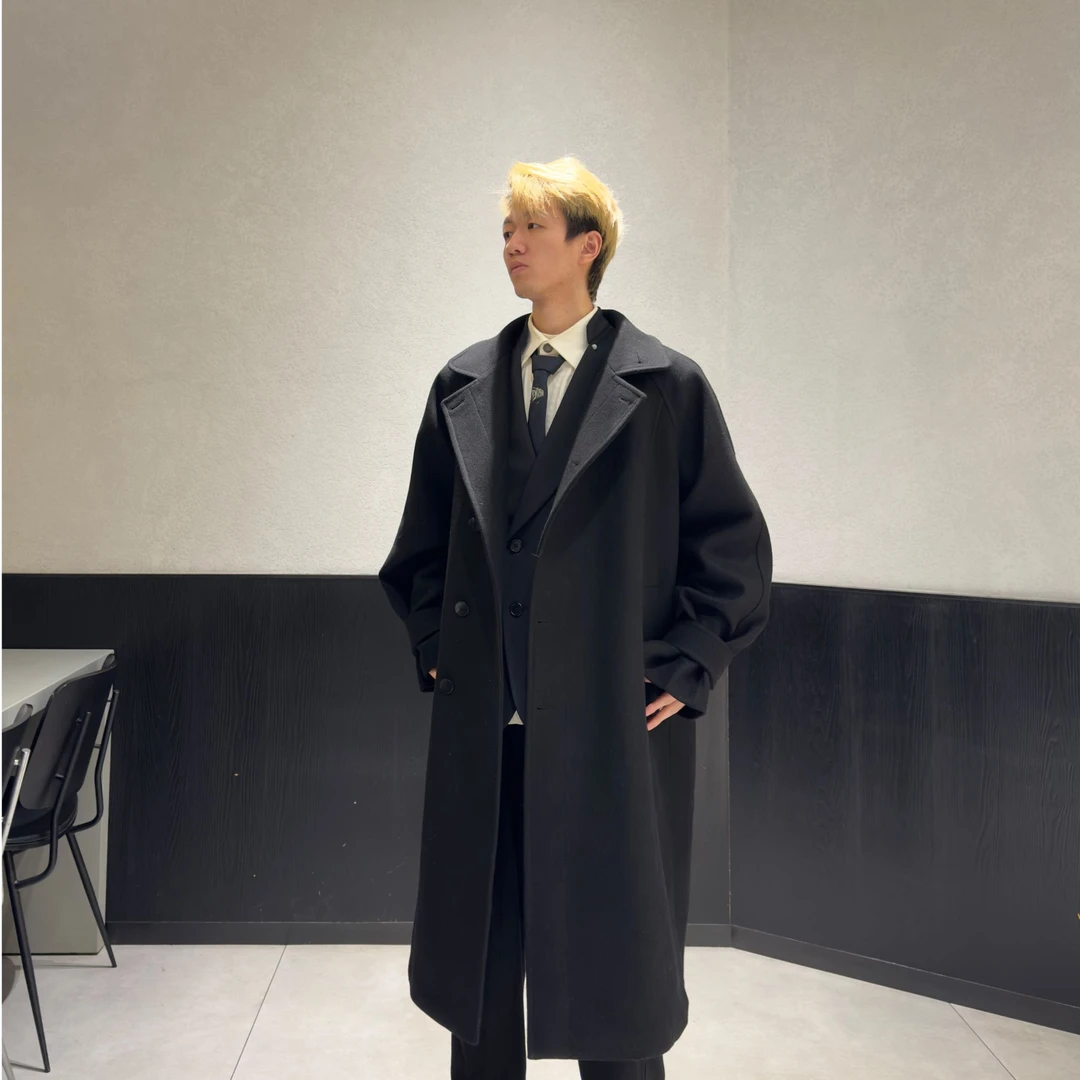 AstronSea 100羊毛 重磅立体裁剪大衣