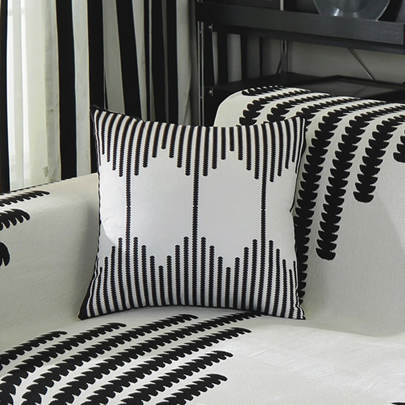 靠枕网红沙发抱枕四季通用短绒防滑防猫抓抱枕ins风腰靠垫套罩