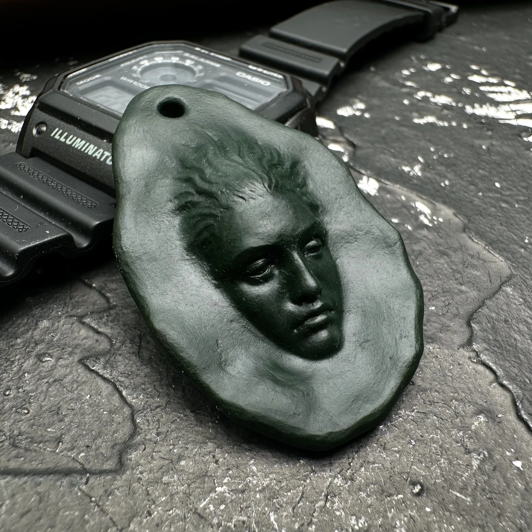 “普罗米修斯”Prometheus 启示录干青吊坠 天然缅甸翡翠 贡山商店