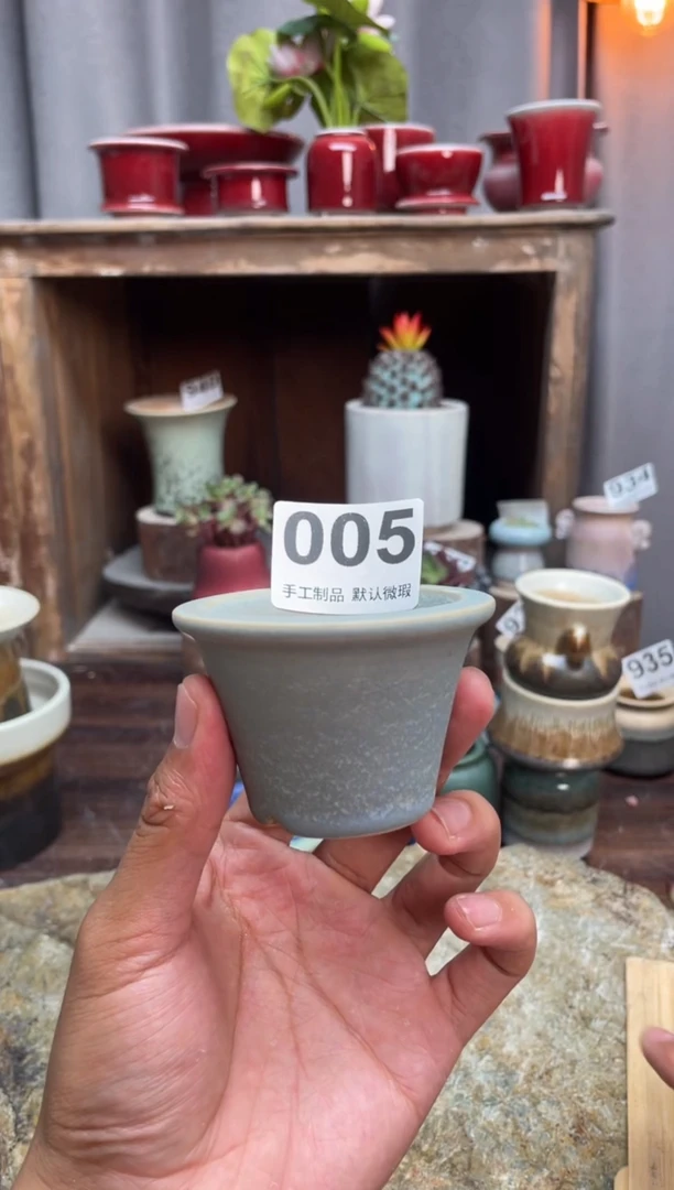 【闪购商品】摆件005小芳花盆编号