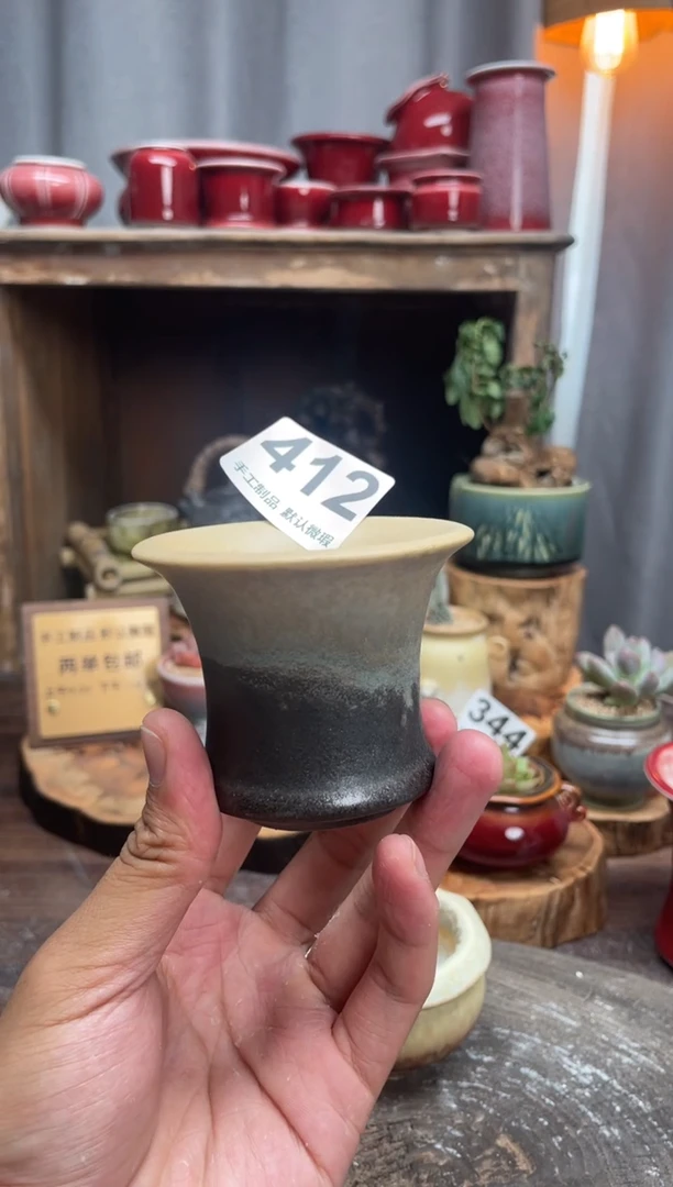 【闪购商品】摆件412知木小芳花盆