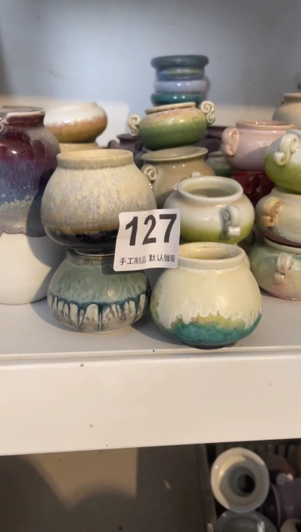 【闪购商品】摆件127知木小芳花盆