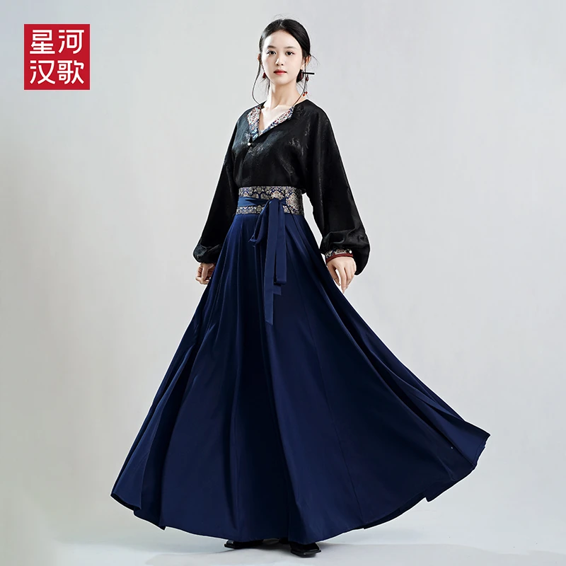 星河汉歌（梦回）新中式十四破裙套装女2025春夏新款唐制改良汉服