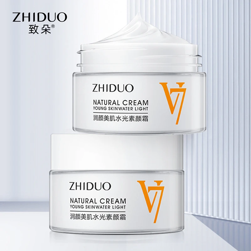 （拍1发3）致朵润颜美肌水光素颜霜温和补水提亮肤色护懒人素颜霜