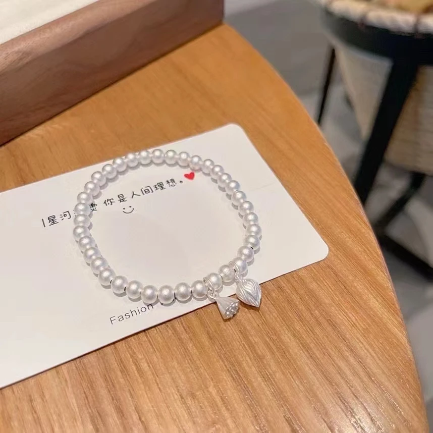 足银手链 润银坊 999.9两世欢轻奢百搭珠子手链