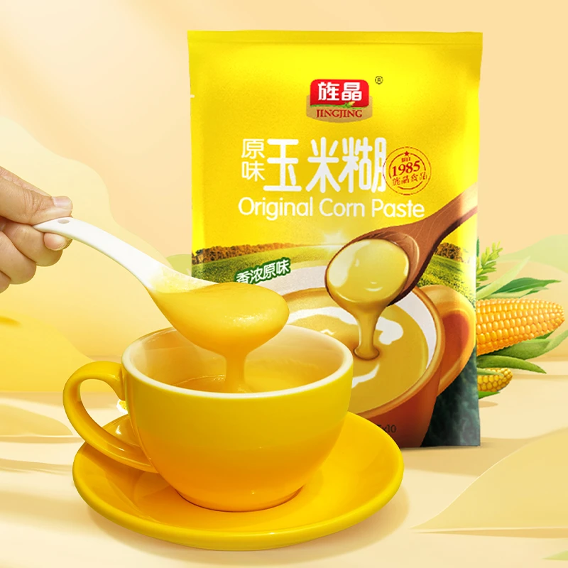 旌晶玉米粉原味奶香多口味方便即冲即食早餐400g