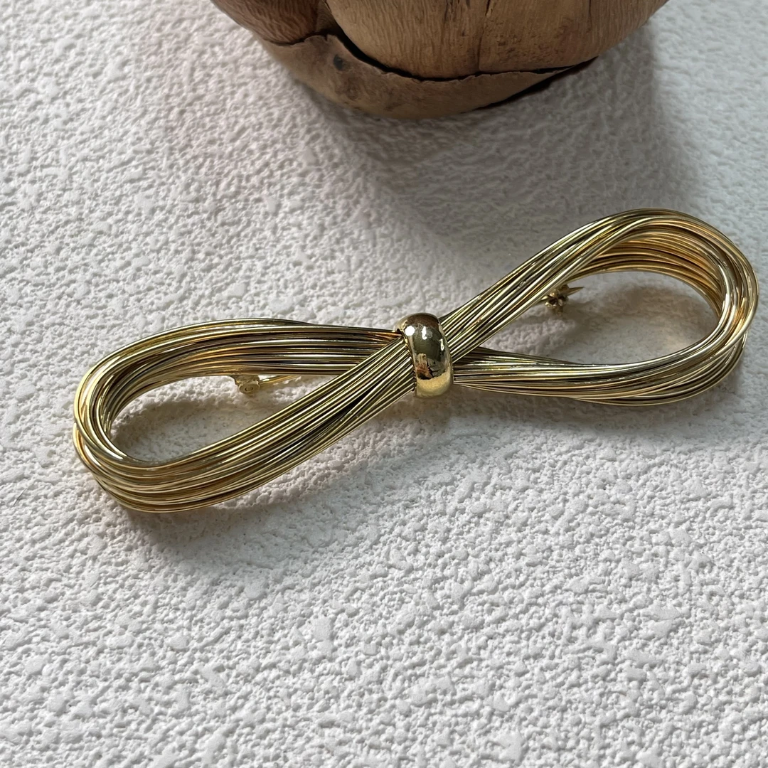 铜合金胸针 【六六中古】孤品复古胸针ad3835