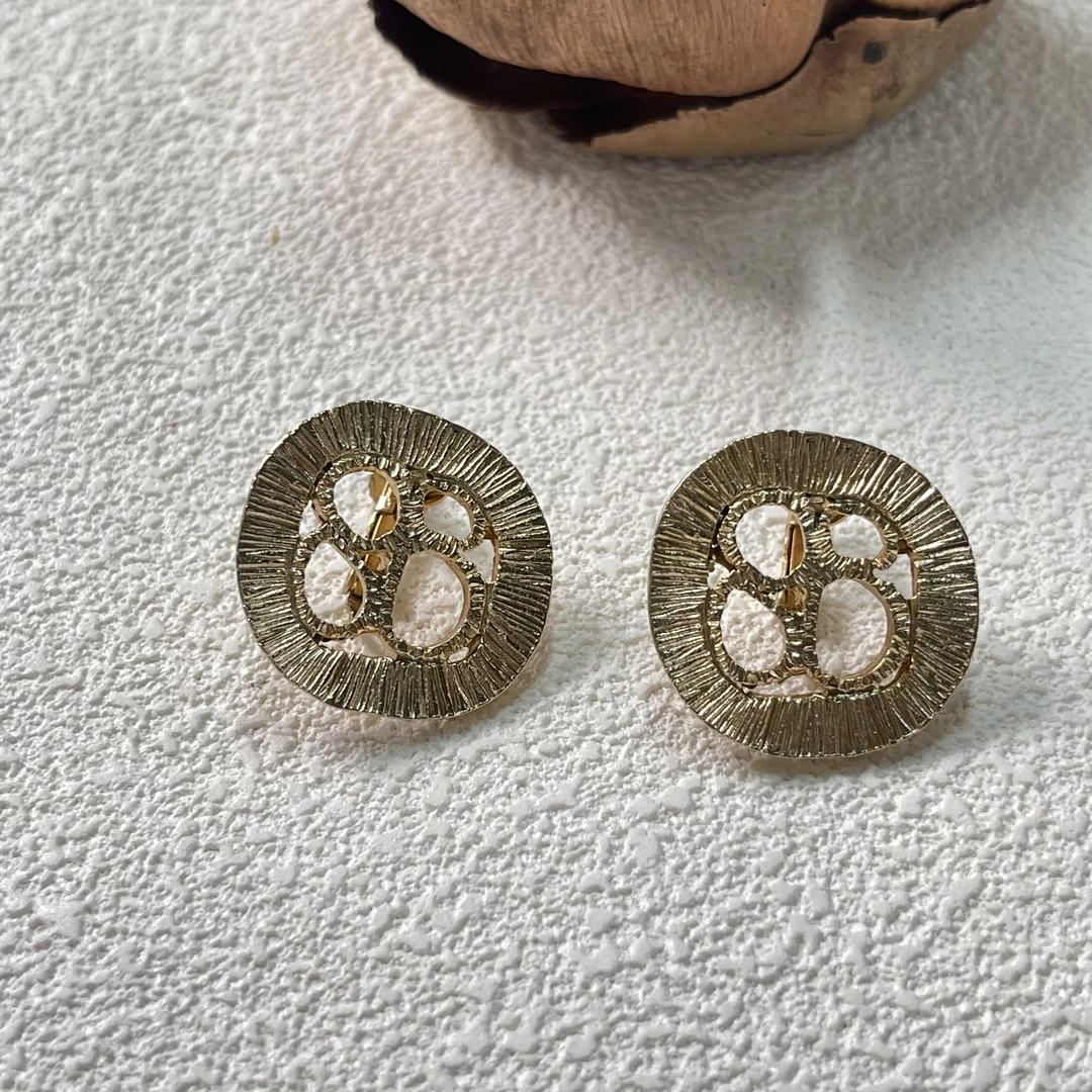 铜合金耳饰 【六六中古】孤品有标复古耳夹km4951