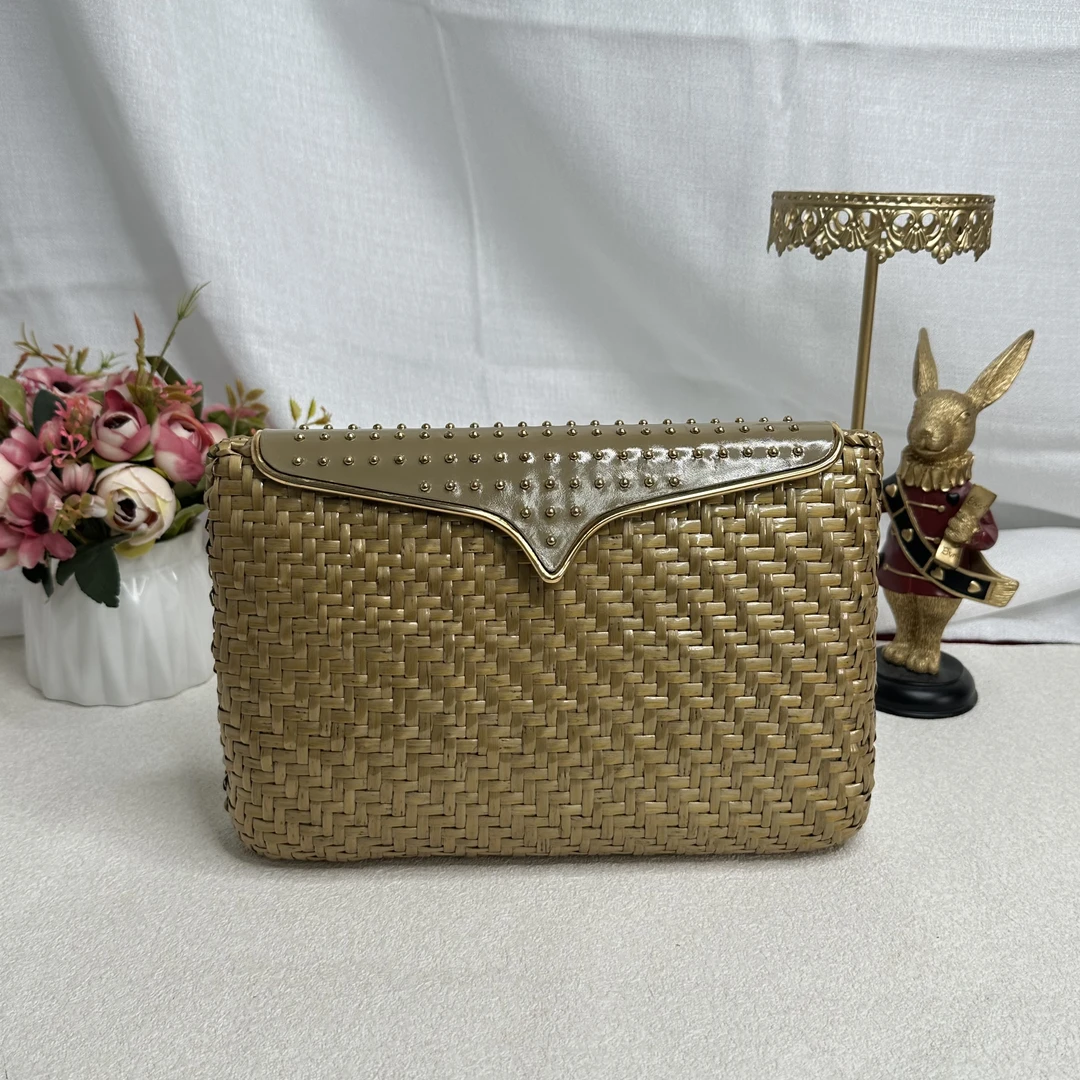 【六六中古】孤品编织手拿包AB688尺寸28*17*4