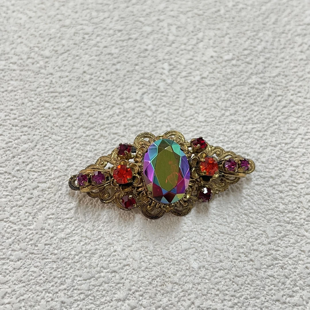 铜合金胸针 【六六中古】孤品复古胸针km4826