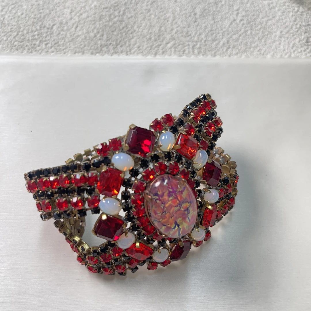 铜合金手链 【六六中古】孤品复古手链km7174手围17