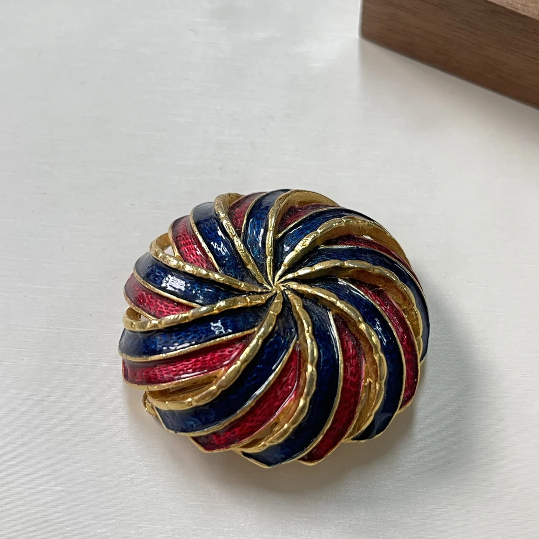 铜合金胸针 【六六中古】孤品复古胸针km7781