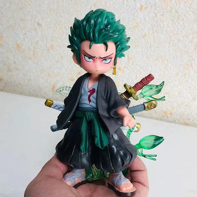 海贼王索隆手办两年后Q版车载装饰模型盒装摆件礼物潮玩男生礼物