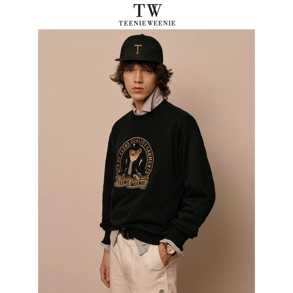 Teenie Weenie Men男装卫衣新款学院风圆领休闲上衣TNMA255102I