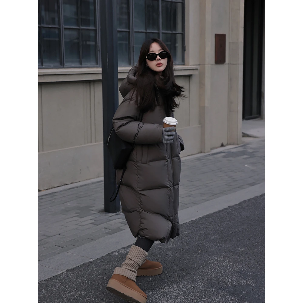 张贝贝 【省钱风】零下抗冻 显瘦大被子羽绒 可拆卸连帽