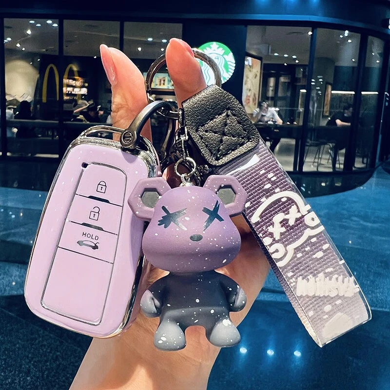 丰田钥匙套女凯美瑞雷凌卡罗拉亚洲龙威兰达汉兰达钥匙壳包扣女神