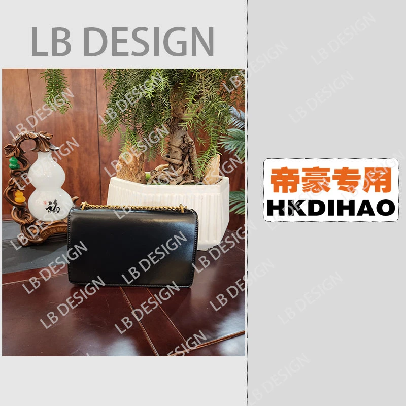 LBDESlGN【手工打造真皮高端定制女士包【Z5057黑色】