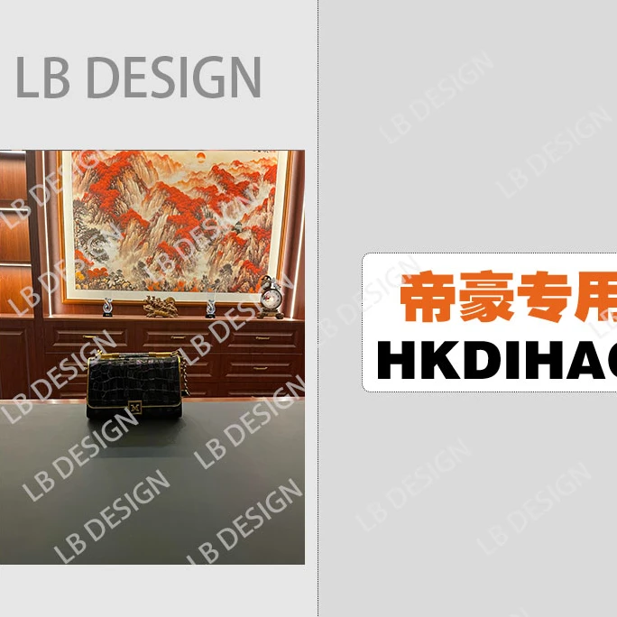 LBDESlGN【帝豪463-1紫色】欧美高端2024女神时尚百搭包包