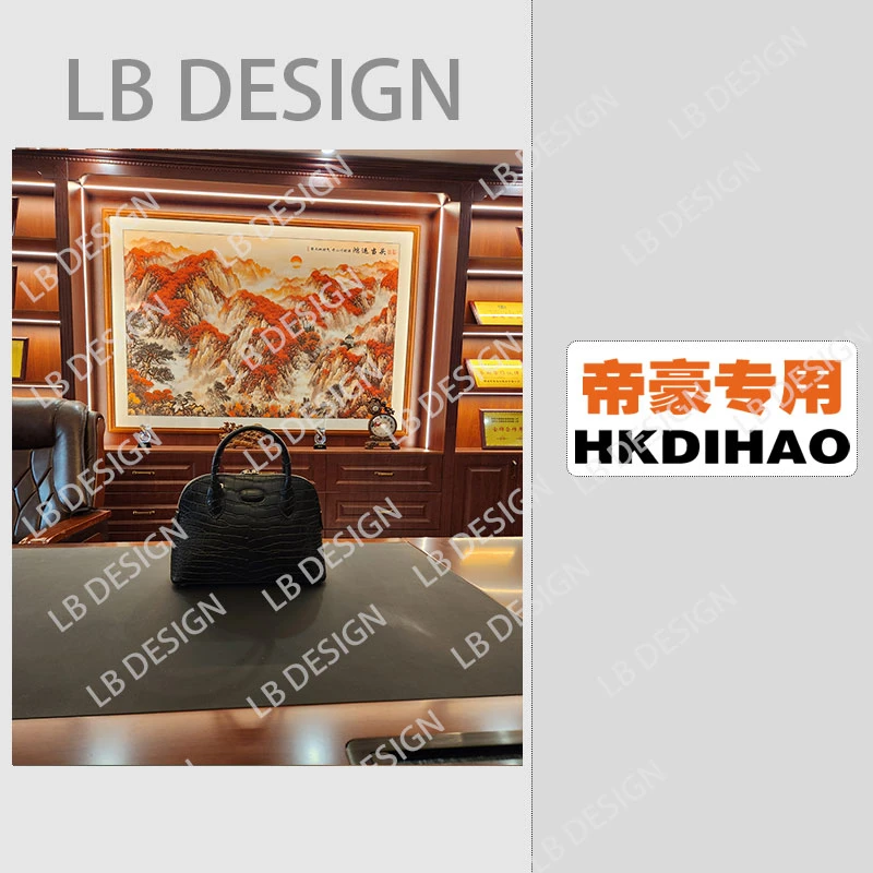 LBDESlGN【帝豪9861黑色】欧美高端2024女神时尚百搭包包