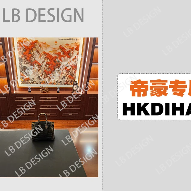 LBDESlGN【帝豪6623黑金】欧美高端2024女神时尚百搭包包