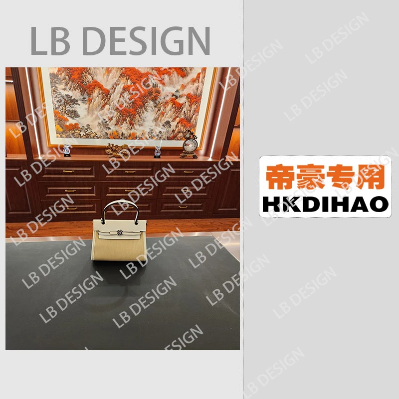 LBDESlGN【帝豪88060杏白色】欧美高端2024女神时尚百搭包包