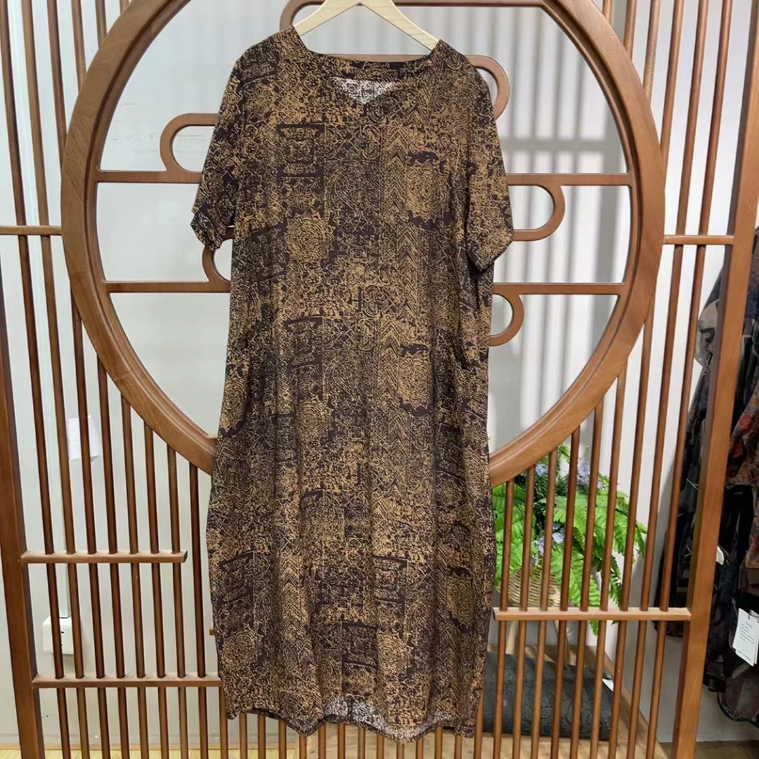 4646新款夏季减龄气质优雅连衣裙QZ