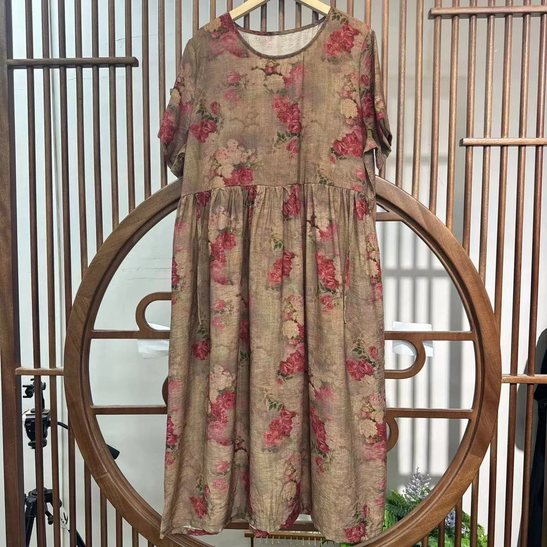 2525新款春夏气质减龄显瘦连衣裙QZ