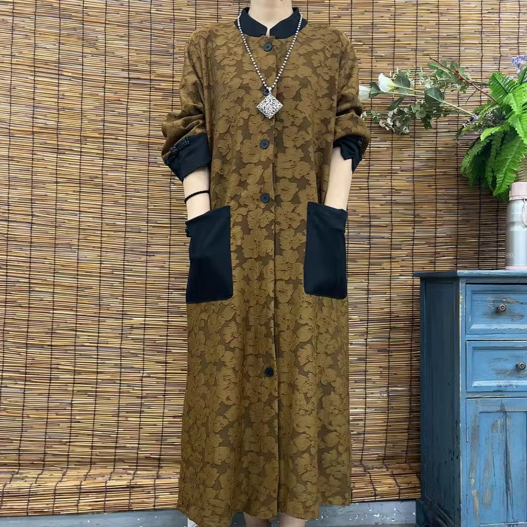 6795新款优雅气质减龄宽松显瘦风衣QZ