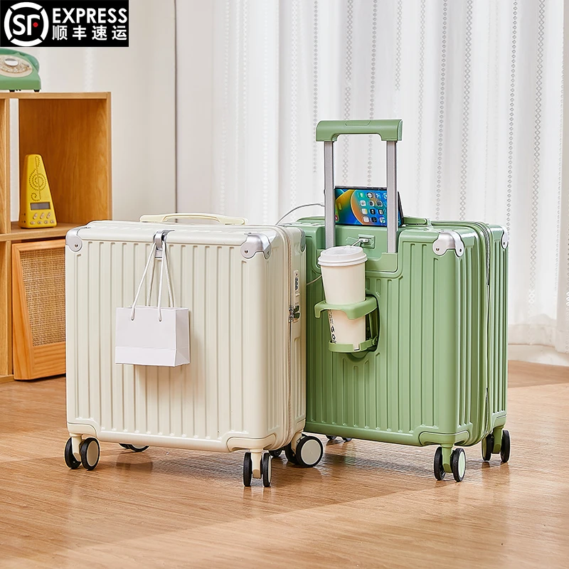 行李箱20寸轻便登机箱小型女拉杆箱万向轮加厚密码箱男旅行箱18寸