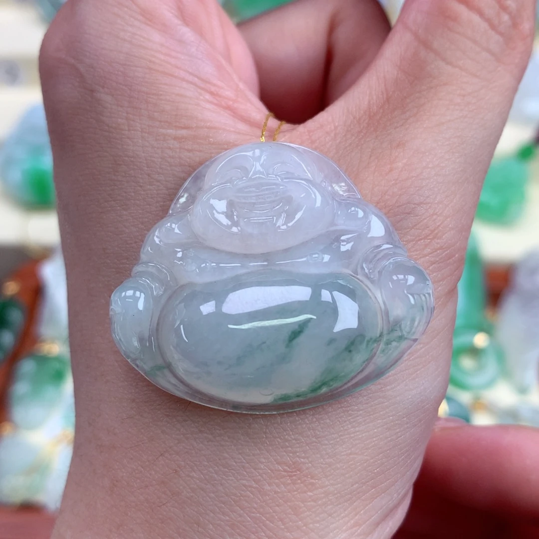 翡翠颈饰未镶嵌翡翠Ａ货吊坠