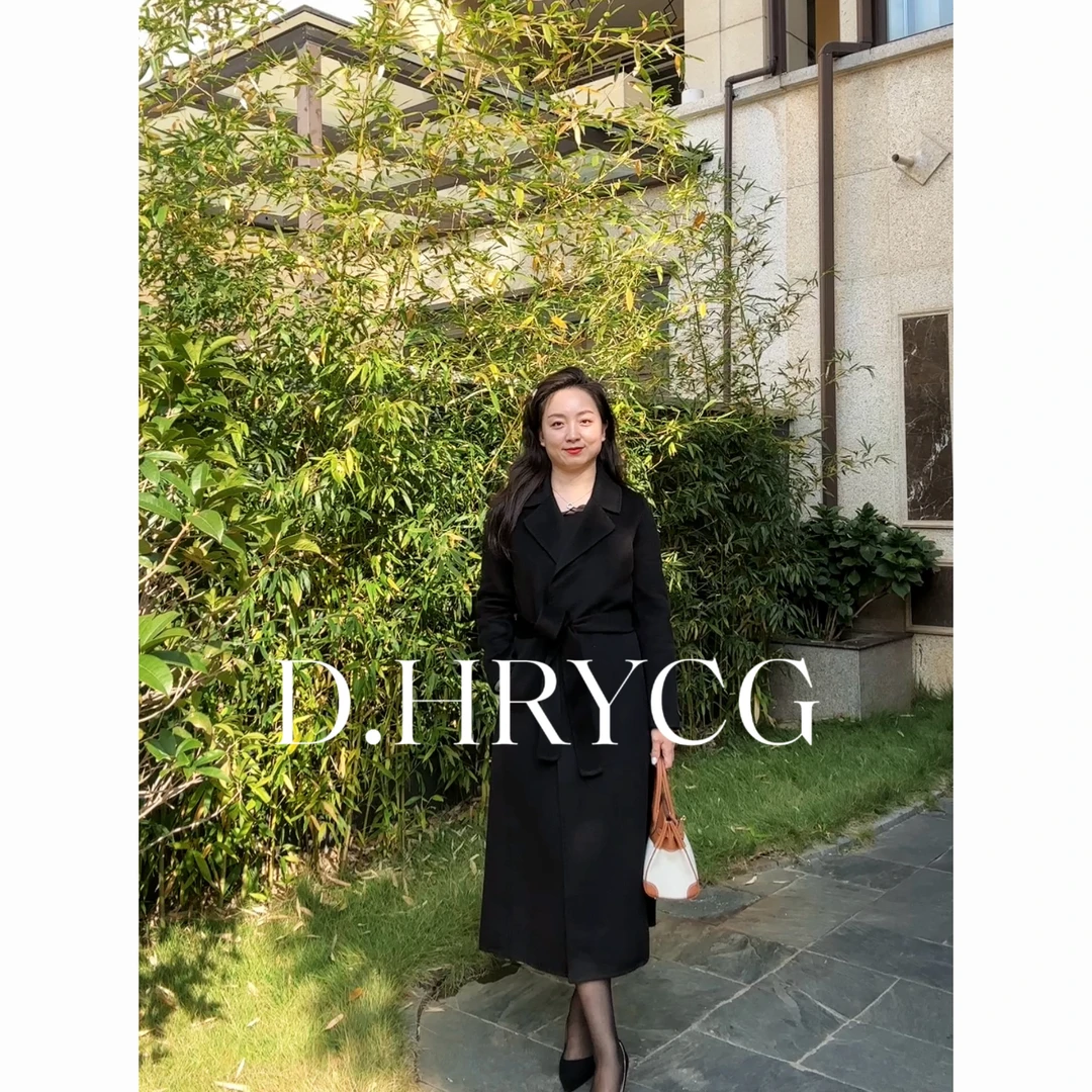 段段服装|高端手缝中长款羊绒大衣246