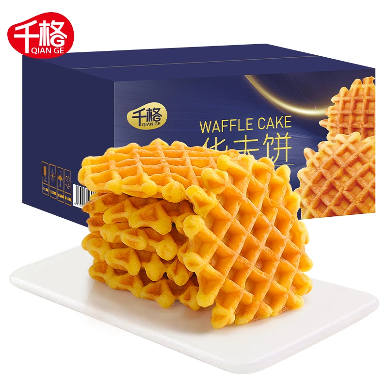 千格华夫饼整箱早餐速食面包蛋糕休闲食品零食小吃懒人充饥健康zb