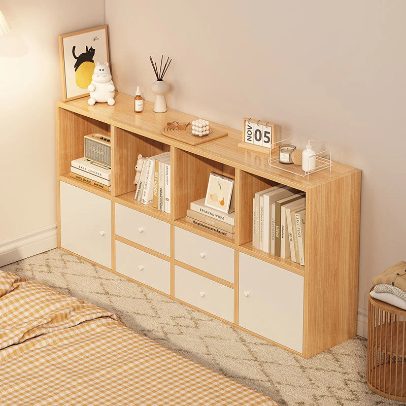 新疆包邮简易书架落地置物架书柜收纳柜家用客厅矮柜靠墙柜子储物