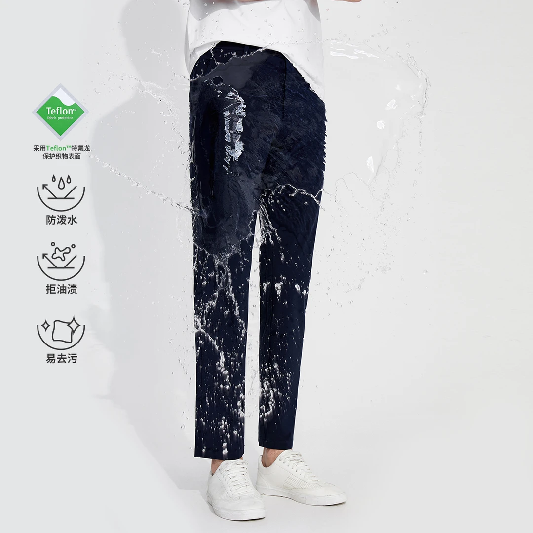 [省心三防]navigare意大利小帆船夏季薄款休闲裤男士弹力直筒裤子