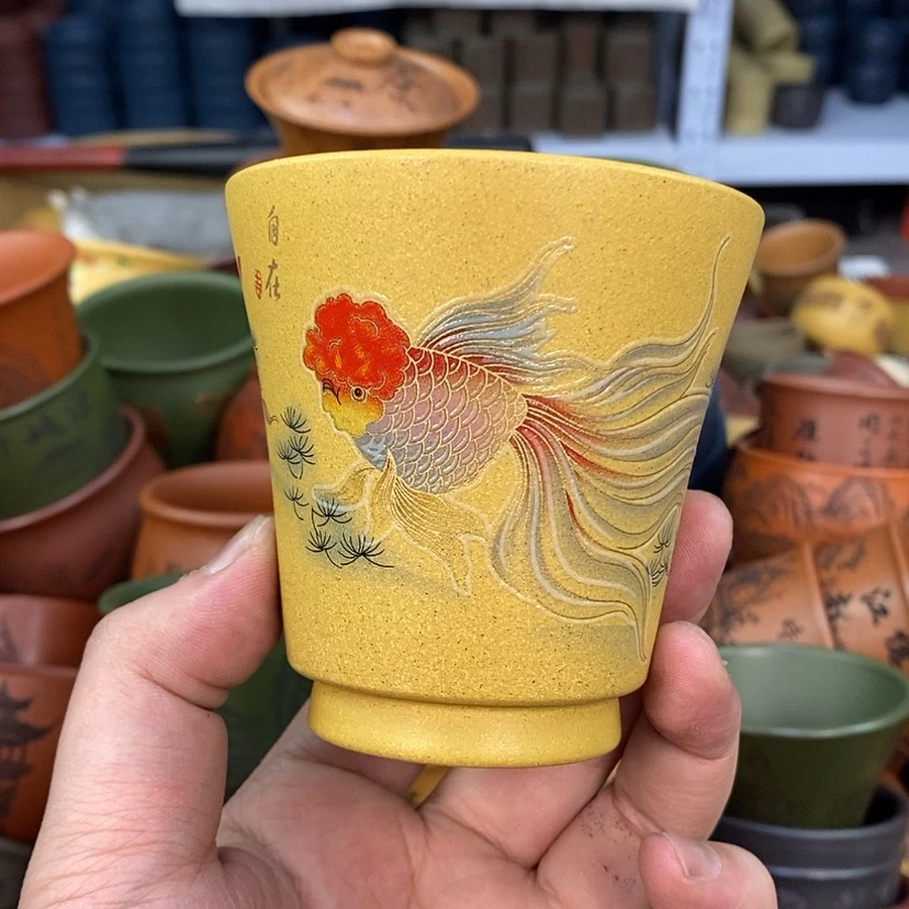 【闪购商品】紫砂杯子宜兴全手工紫砂杯