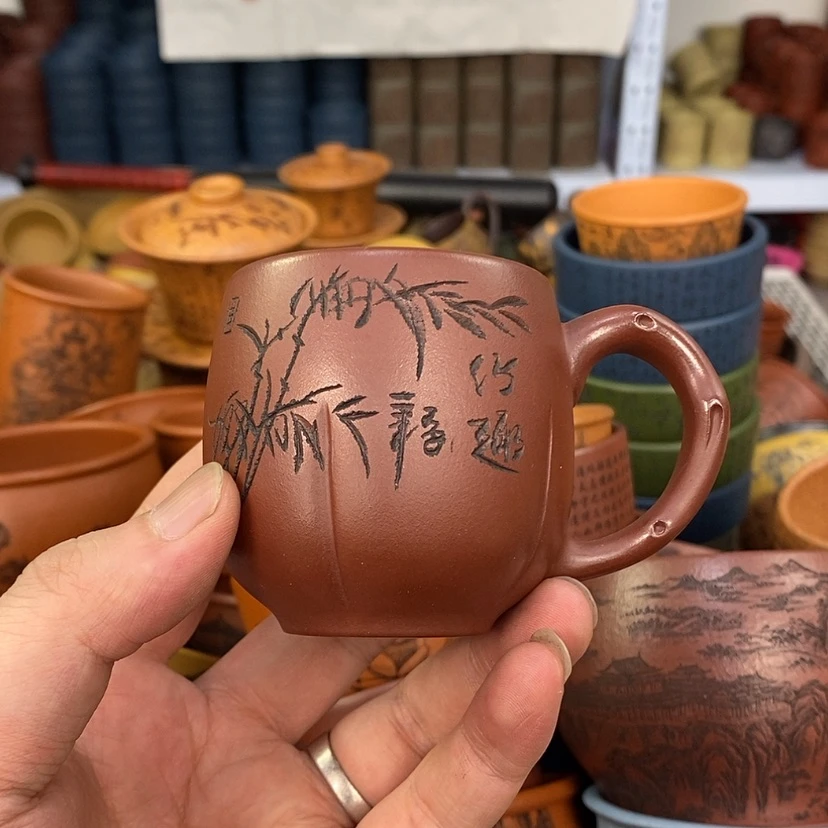 【闪购商品】紫砂杯子宜兴全手工紫砂杯