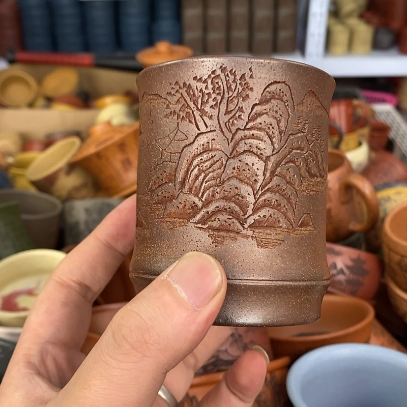 【闪购商品】紫砂杯子宜兴全手工紫砂杯