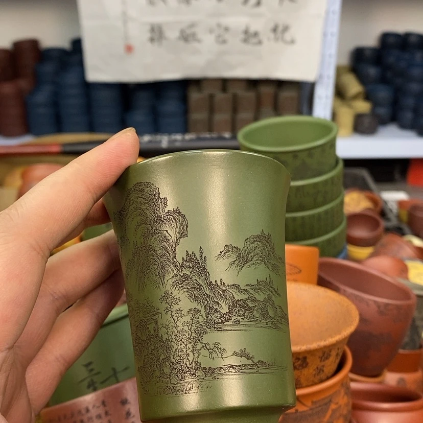 【闪购商品】紫砂杯子宜兴全手工紫砂杯