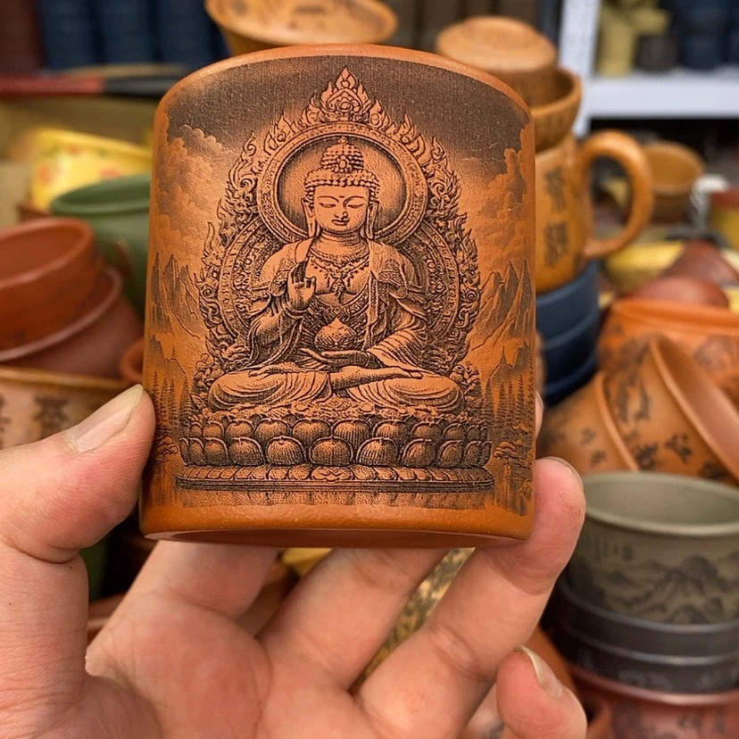 【闪购商品】紫砂杯子宜兴全手工紫砂杯