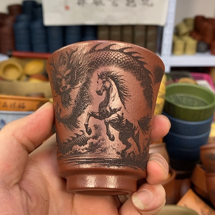 【闪购商品】紫砂杯子宜兴全手工紫砂杯