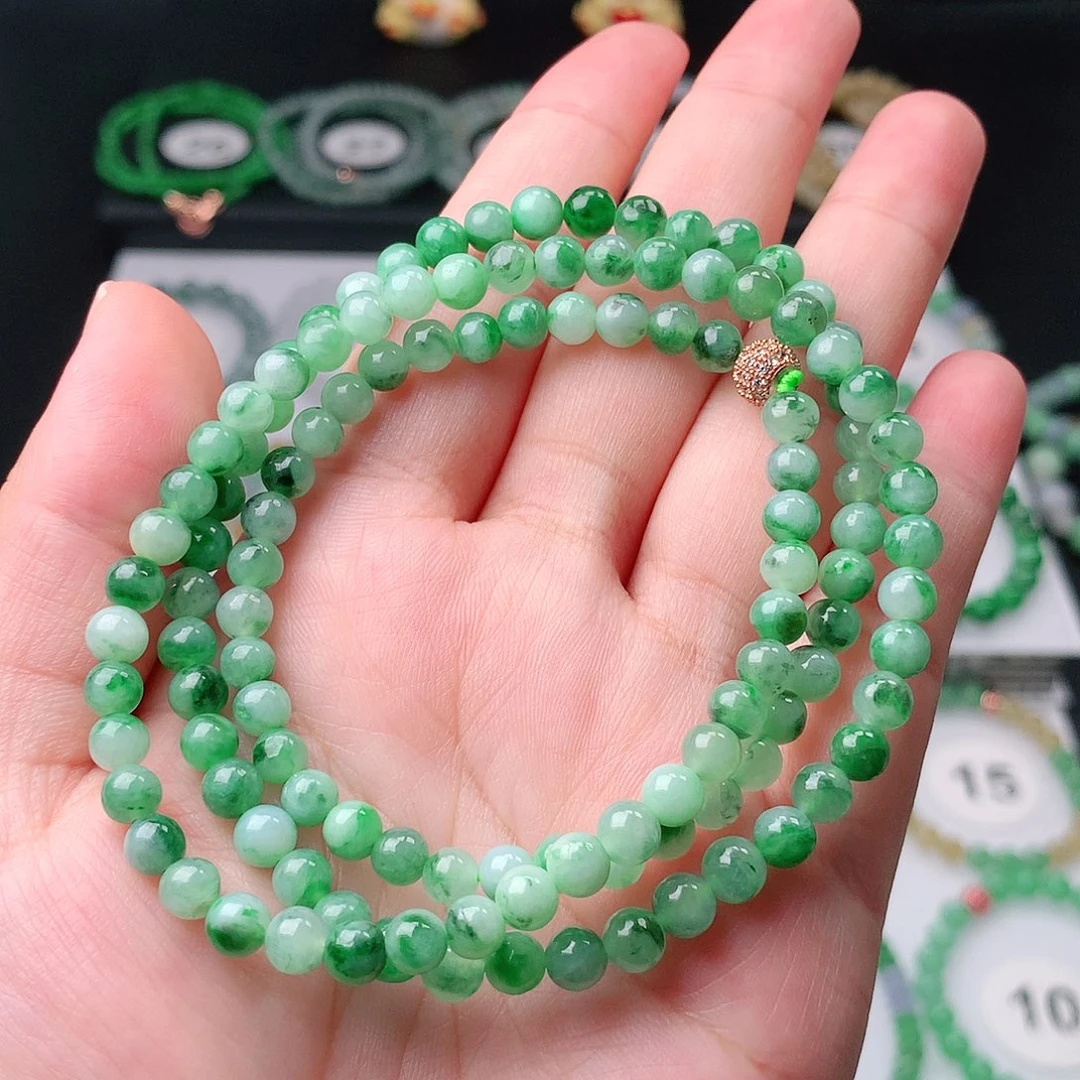 翡翠手串未镶嵌翡翠