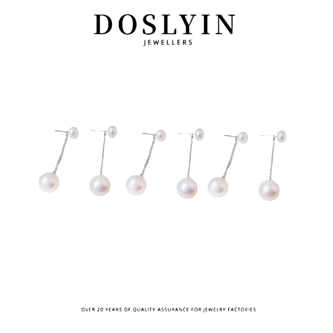 珍珠【Z136】百搭耳环简约气质精致时尚设计师个性银耳饰多样性发一