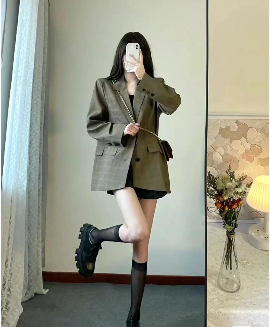 韩版西装气质小个子网红短款时尚休闲百搭C141-C150
