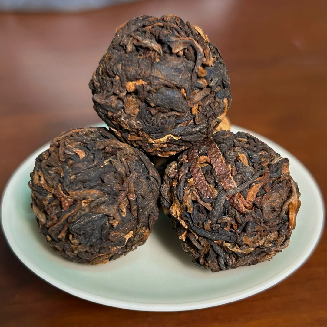 【小鹿专属】①普洱熟茶龙珠  散茶（250g-500g）罐装