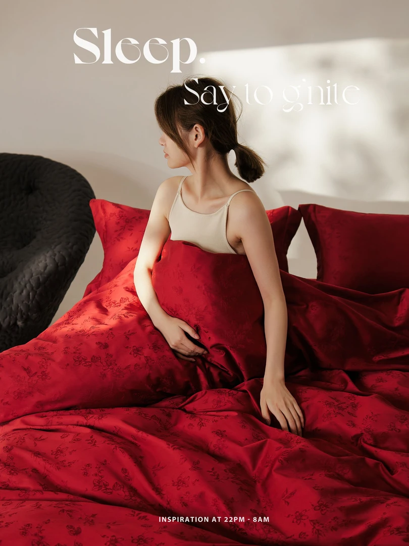 【阳光美居】长绒棉全棉四件套贡缎提花纯棉被罩床单简约三件套