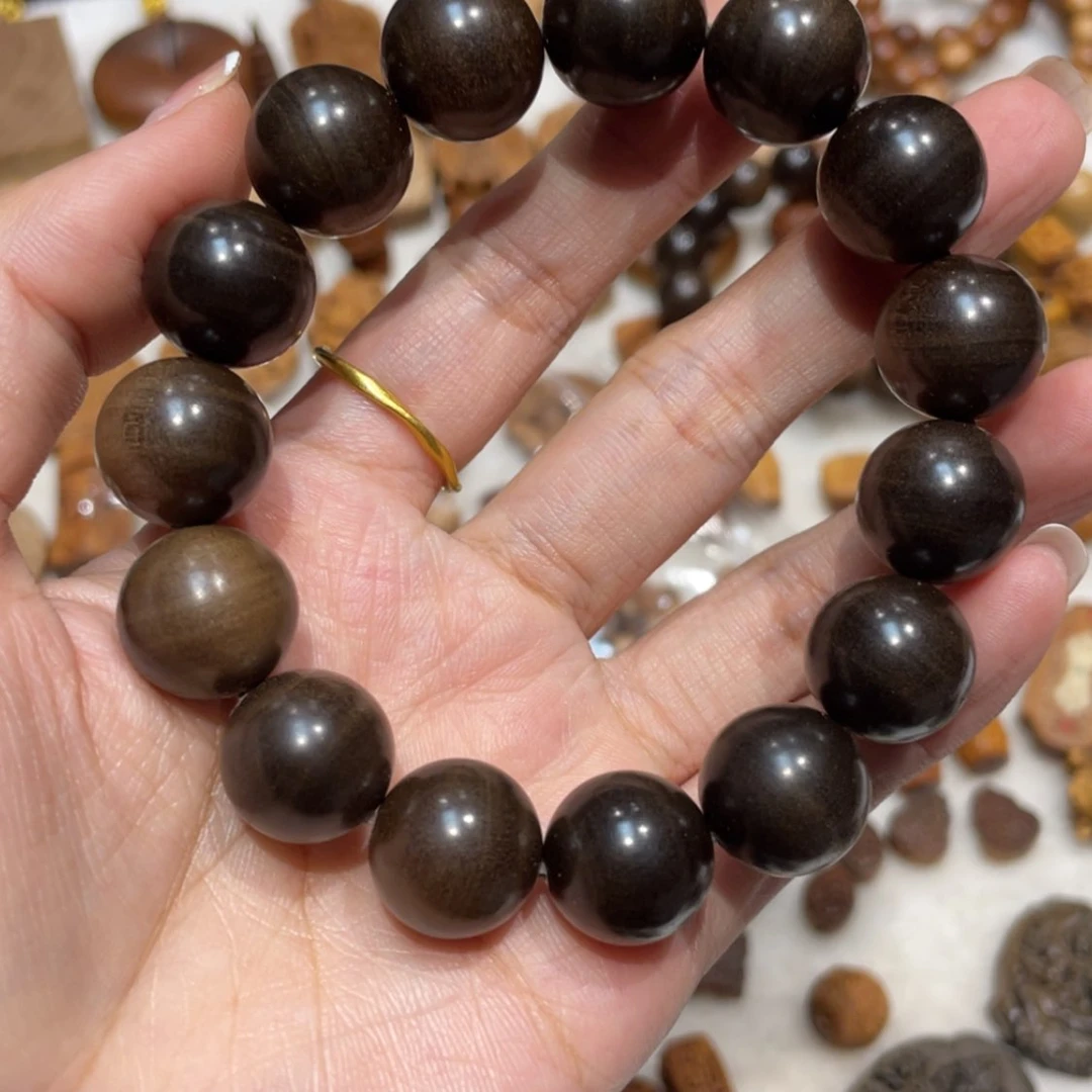 【闪购商品】檀香木手串/手链?****?1.5阴沉珠子