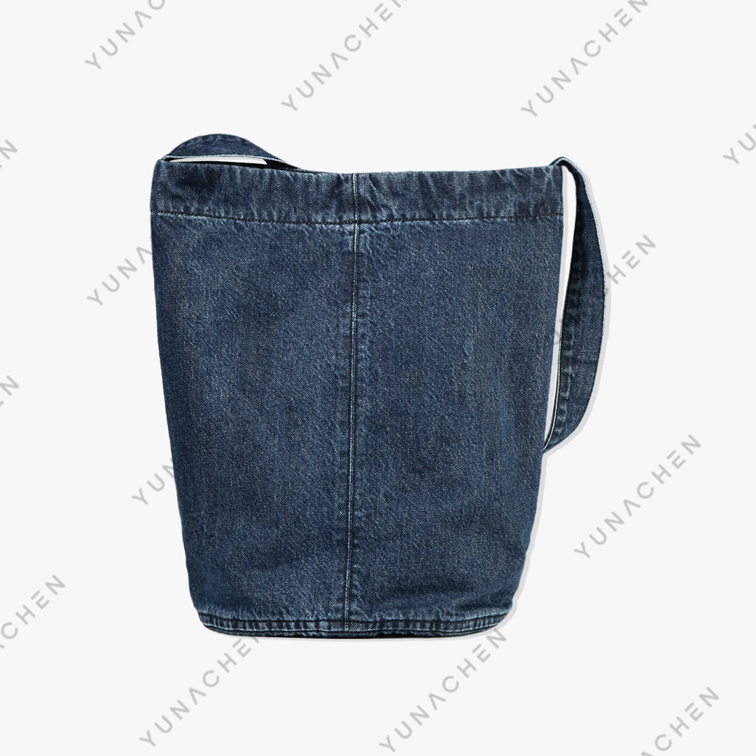 YUNACHEN【星芒】D13春夏休闲复古简约小众手提款牛仔包506-BA06003