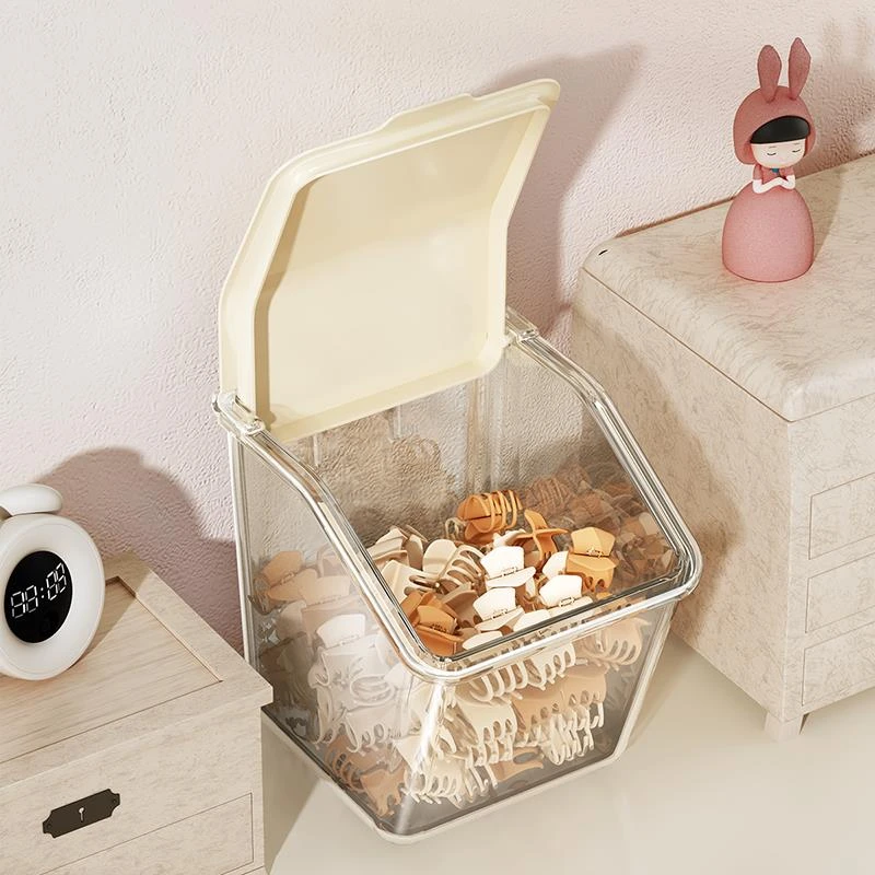 橱明星新发饰收纳盒儿童放头饰皮筋饰品盒壁挂式装发圈发夹首饰盒