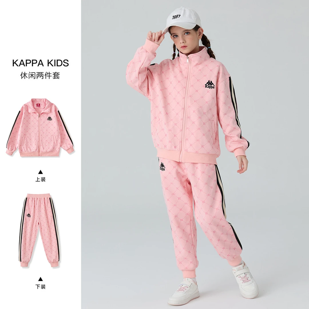 Kappa Kids卡帕儿童开学穿搭女童套装2025春秋新款初秋洋气女孩服