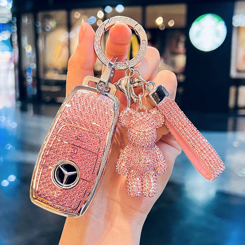 赤鲨适用奔驰车钥匙套c260l180lE300l/a200l/c200l/GLC260/GLA200